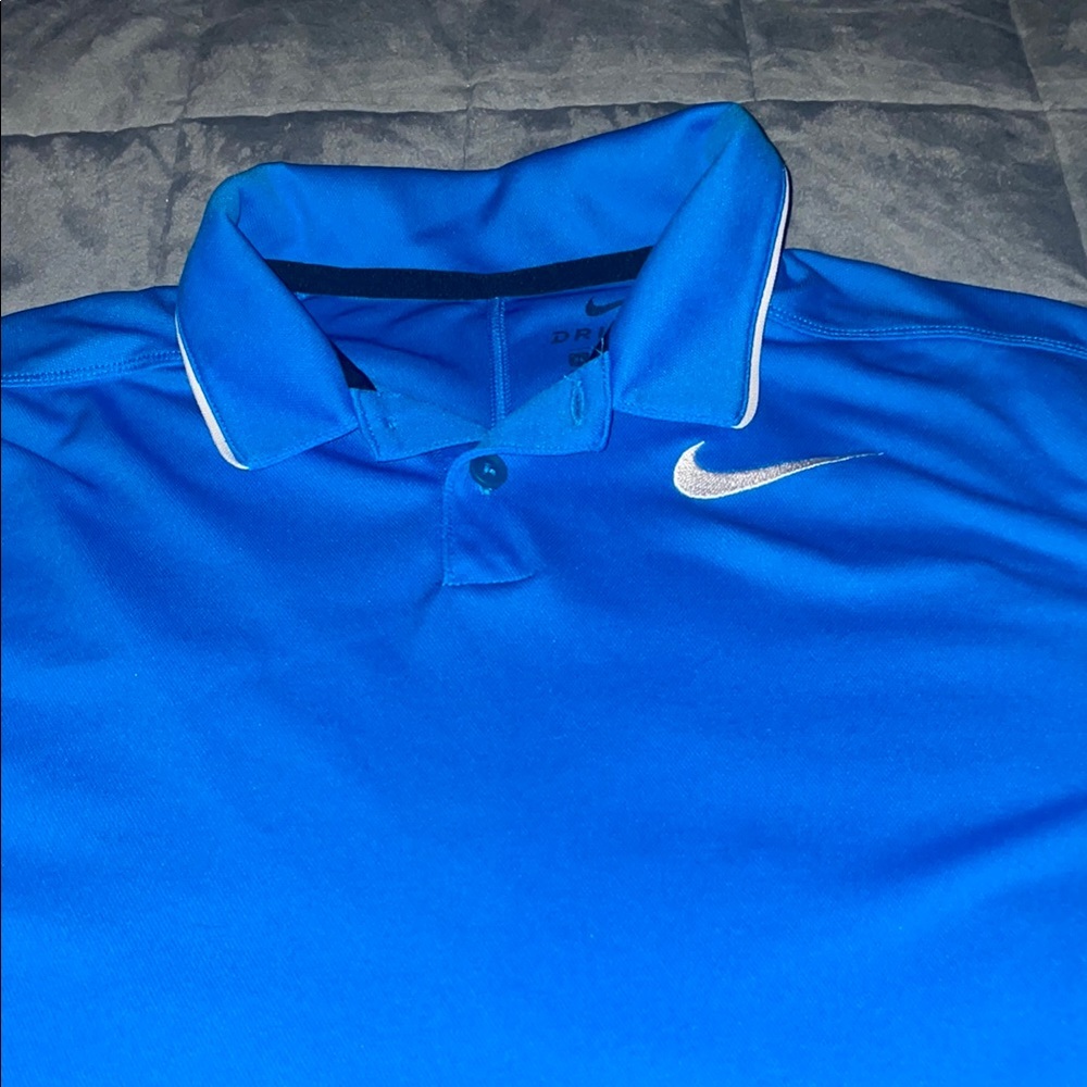 Nike Blue Polo Shirt